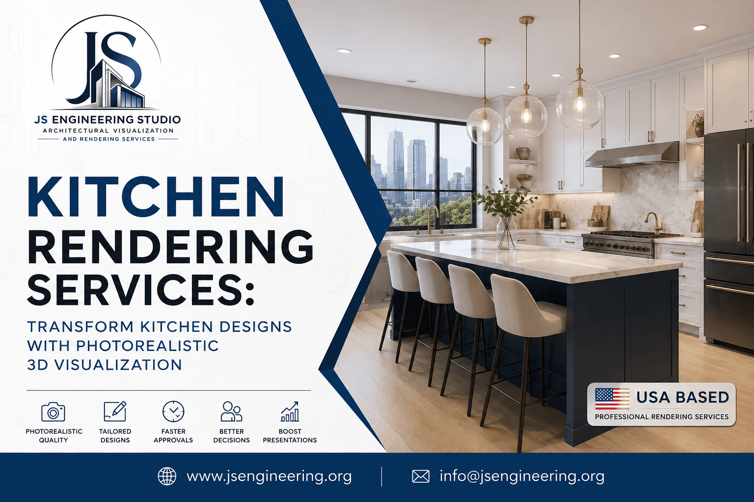 3D Kitchen Rendering Services