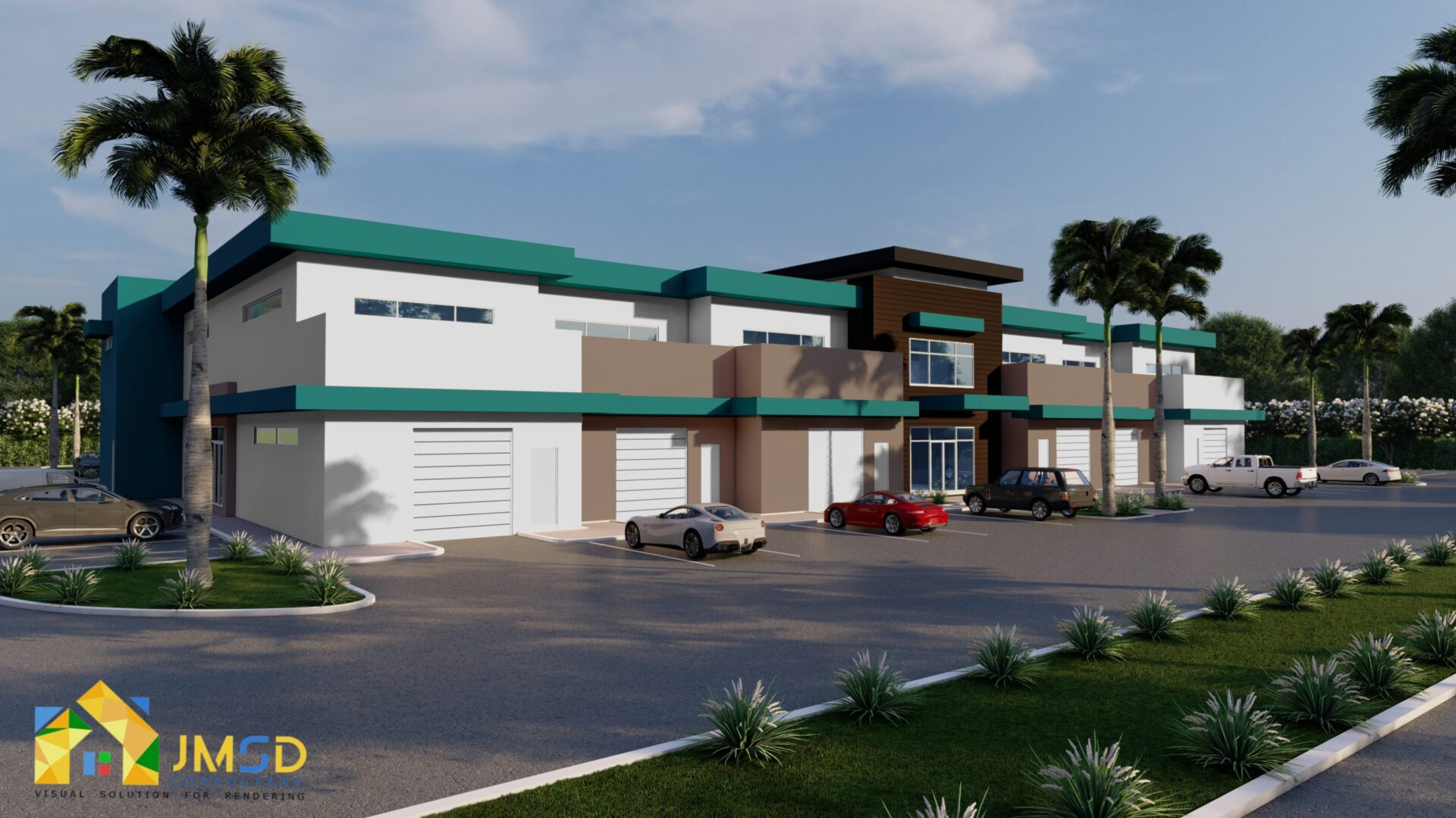 3D Commercial Building Rendering in Las Vegas NV