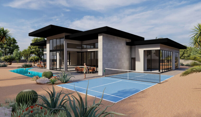 Custom Home Rendering in Mesquite NV