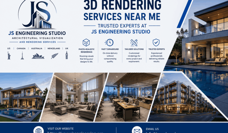 3D Rendering Services Near Me - JS Engineering Studio