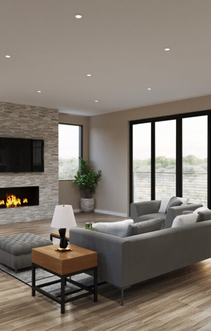 3D Living Room Rendering in Phoenix AZ