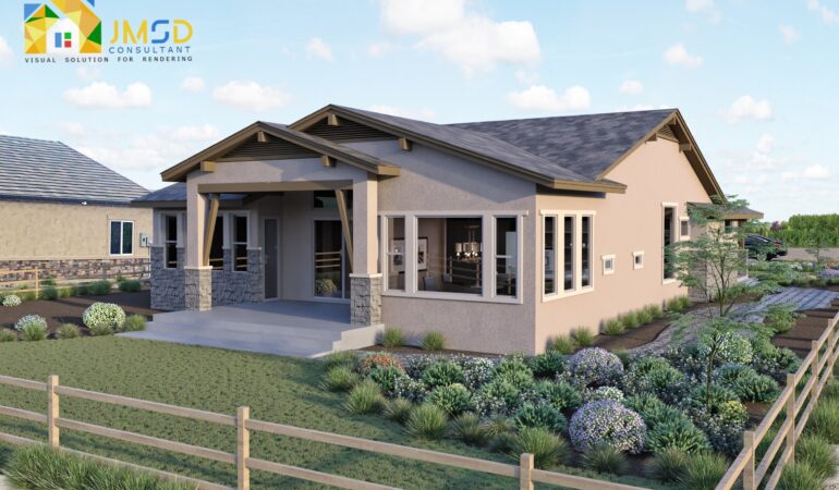 3D Exterior Rendering Denver CO
