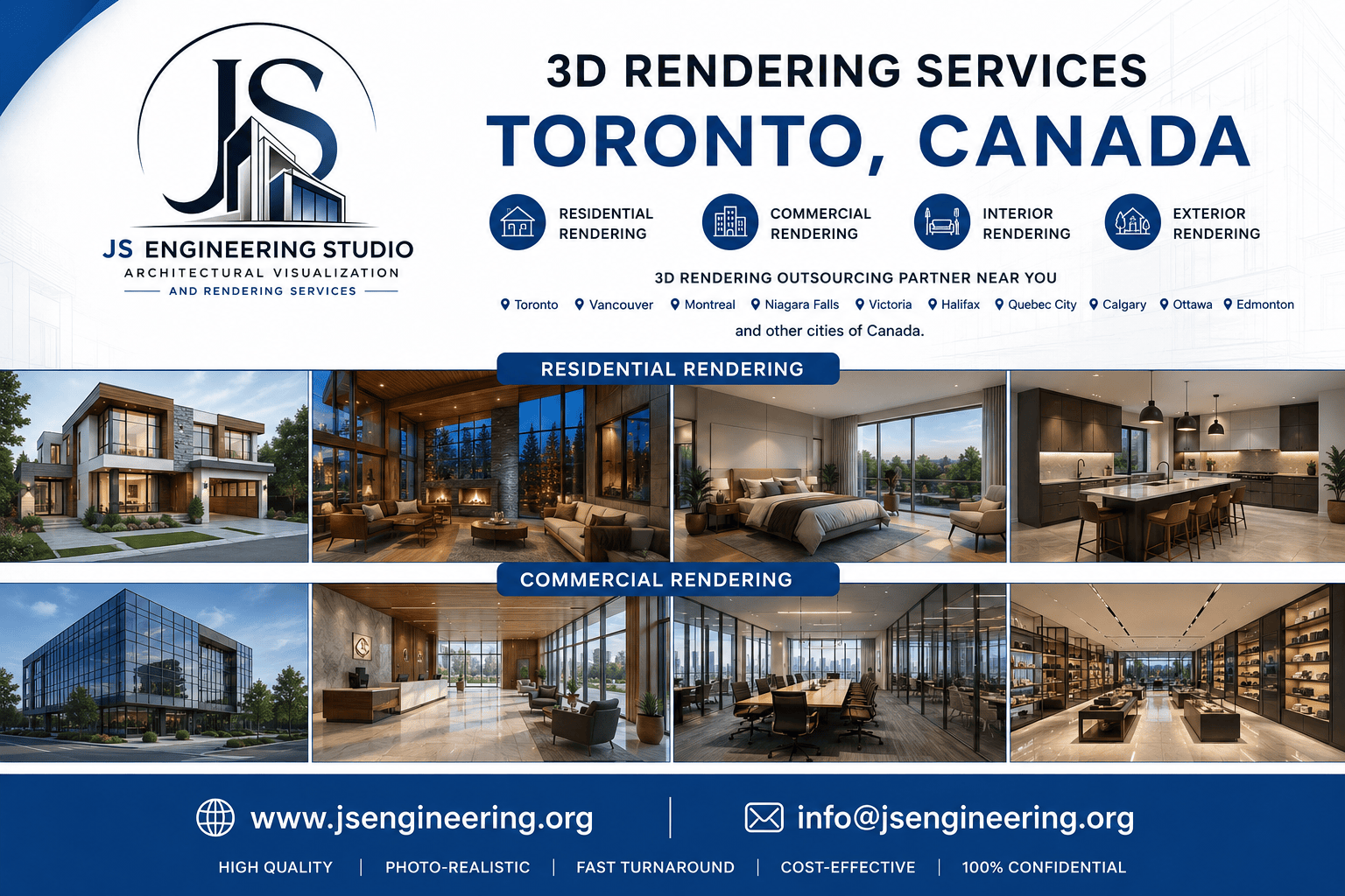 3D Rendering Services Toronto Canada