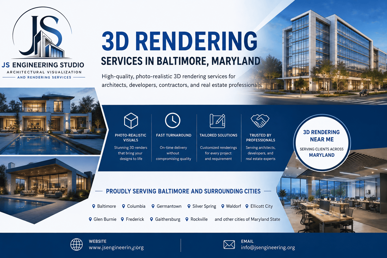 3D Rendering Services in Baltimore Maryland