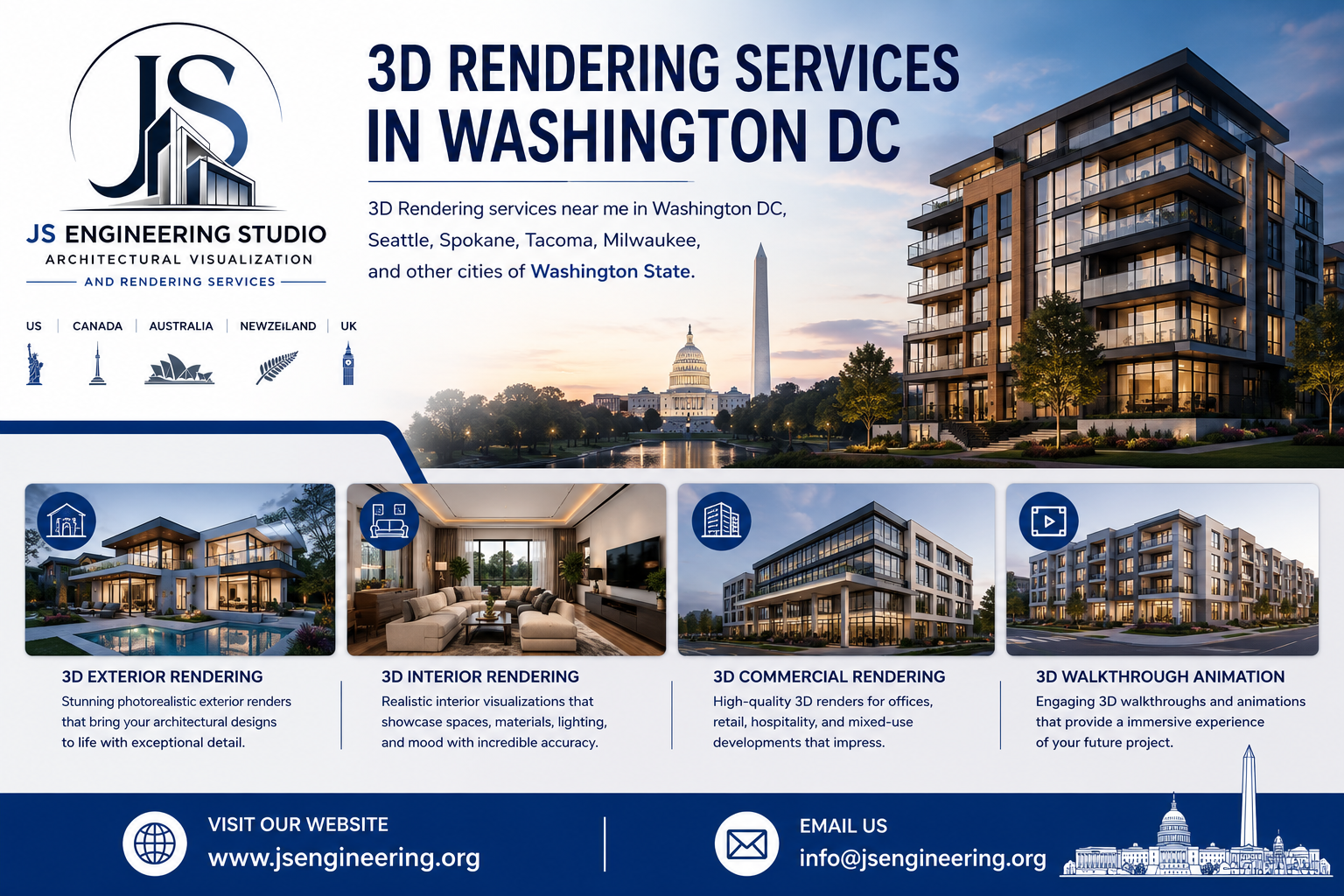 3D Rendering Services in Washington DC