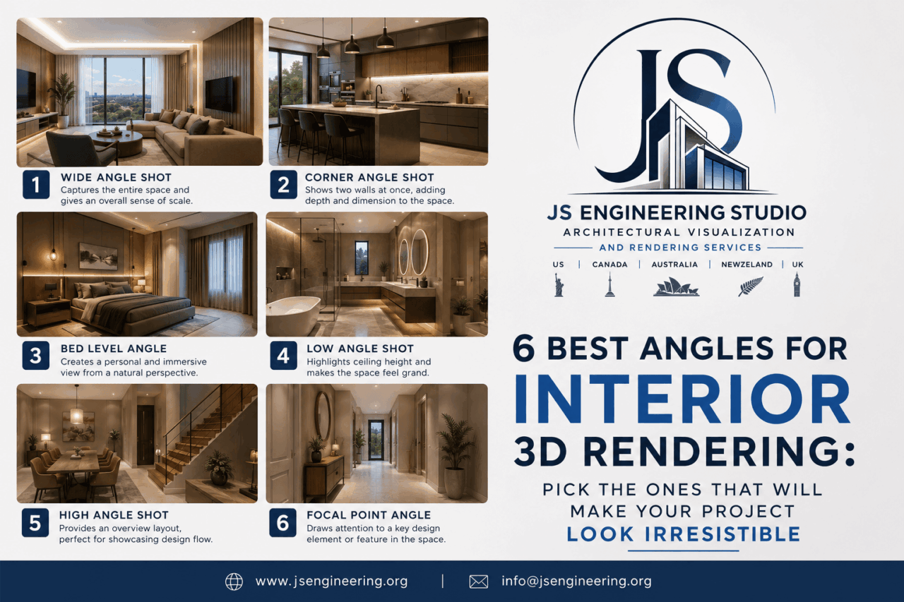 Camera Angles Render Best Angles for Interior 3D Rendering - Interior Camera Angles