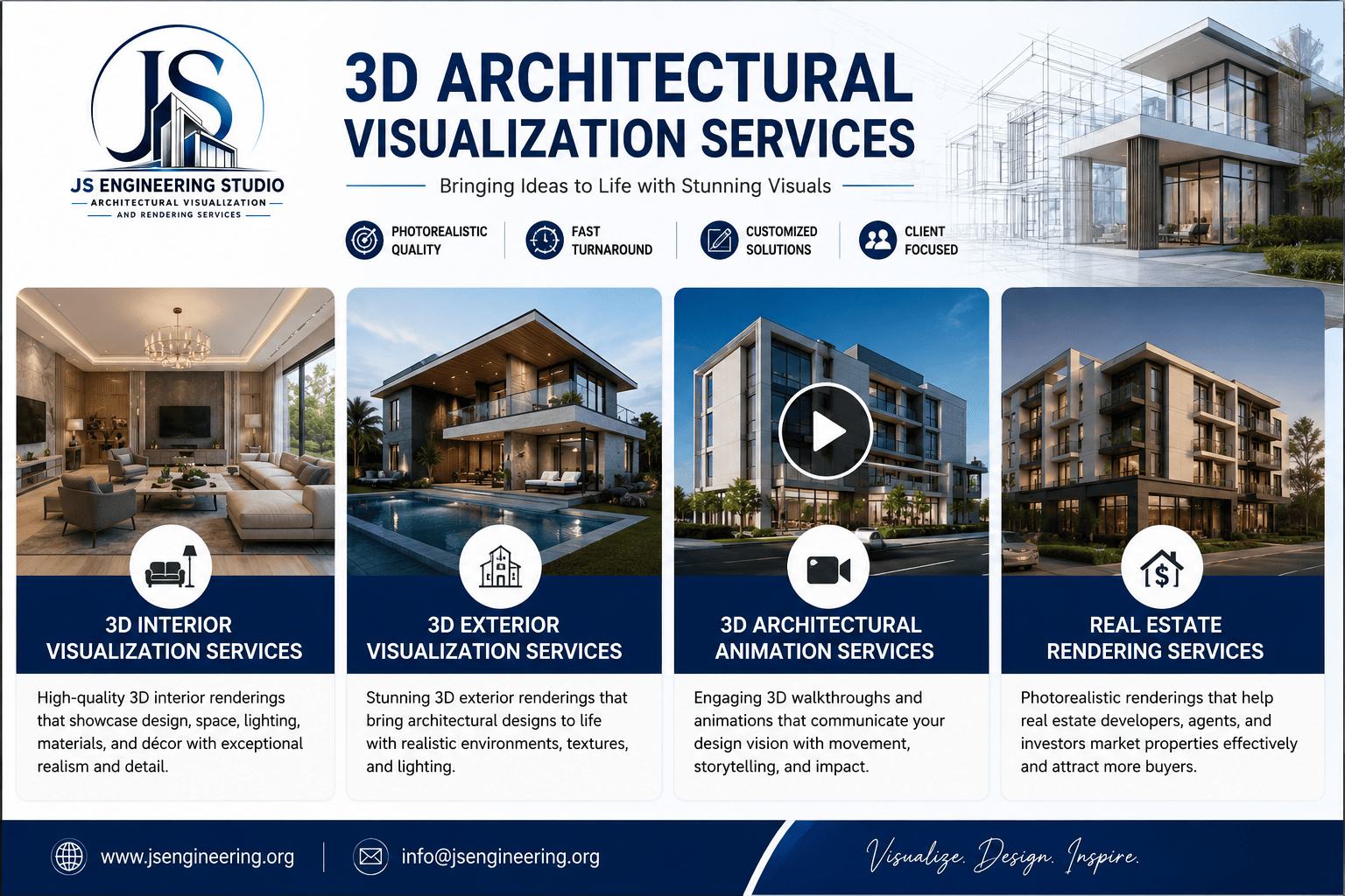 3D Architectural Visualization Services
