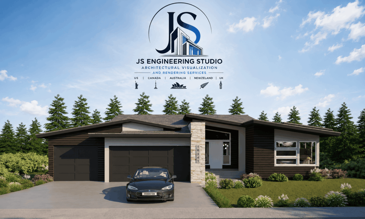 3D Home Rendering Arvada Colorado - JS Engineering Studio