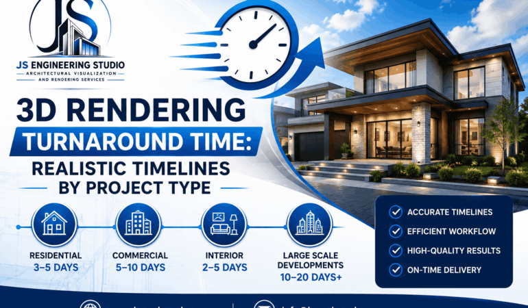 3D Rendering Turnaround Time