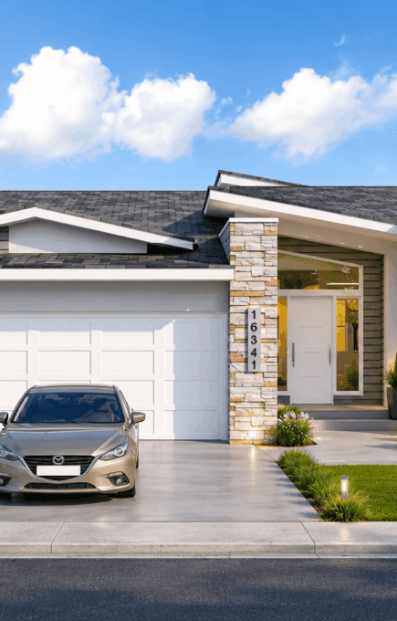 Exterior rendering Colorado Springs custom residential home