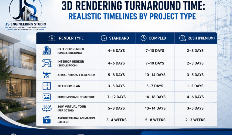 How Long Does a 3D Architectural Rendering Take