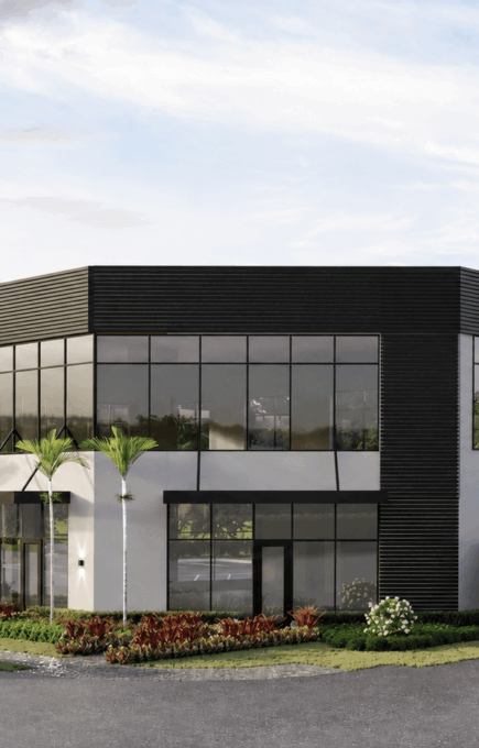 Modern Commercial Exterior Rendering | Wilton Manors, Florida