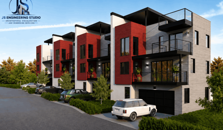 Top 3D Rendering Services for Cluster Housing in Denver, Colorado Modern Residential Cluster Housing Rendering Services in Denver, Colorado