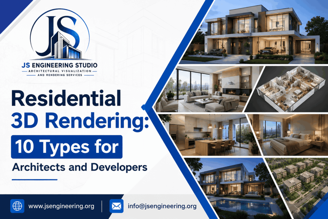 Residential 3D Rendering: 10 Types for Architects and Developers