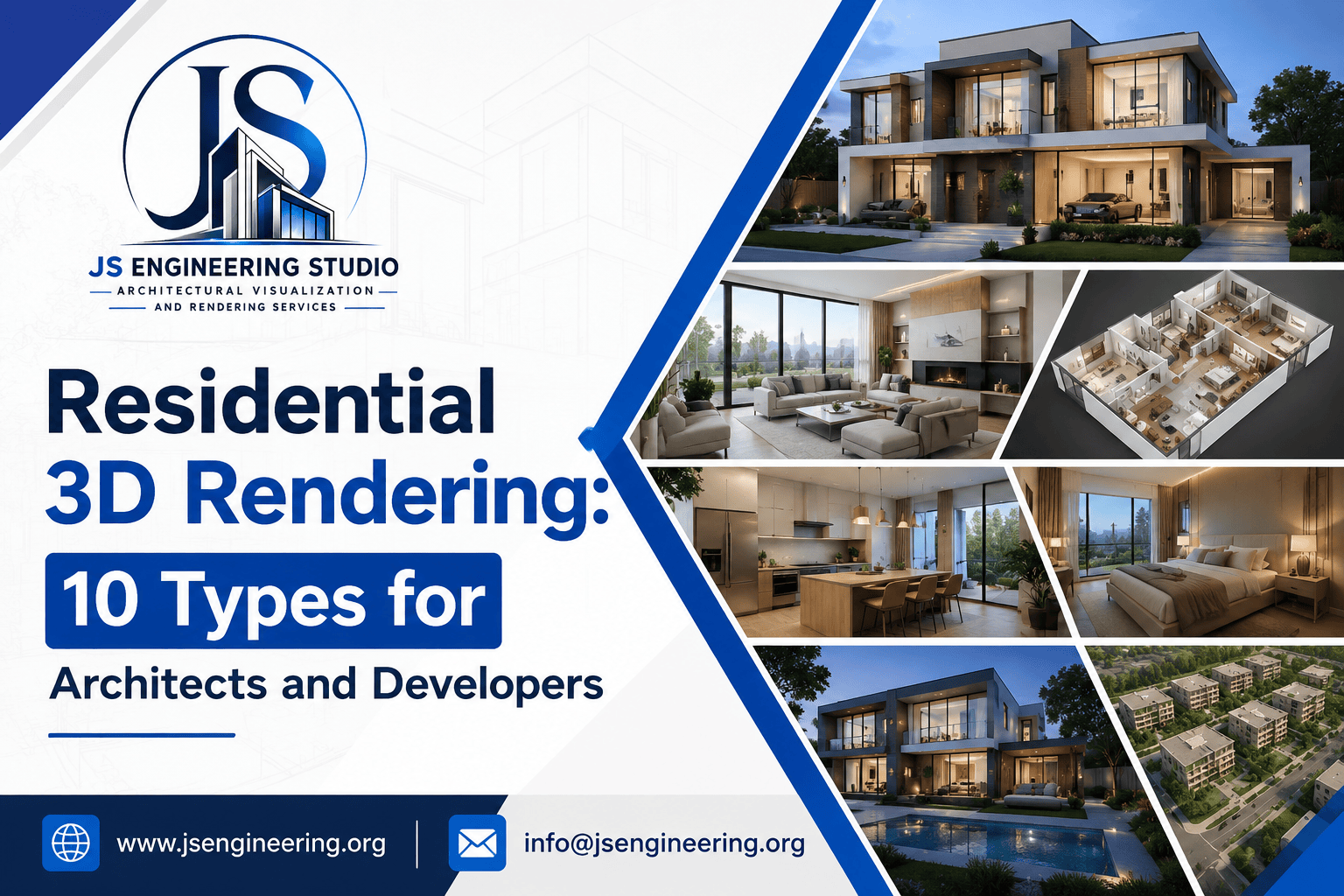 Residential 3D Rendering Services for Architects and Developers by JS Engineering Studio