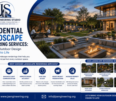 Residential Landscape Rendering Services: Bringing Outdoor Design Concepts to Life