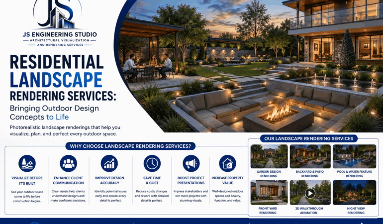Residential Landscape Rendering Services