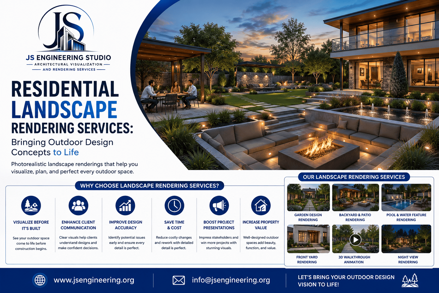 Residential Landscape Rendering Services