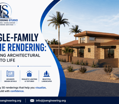 Single-Family Home Rendering: Bringing Architectural Ideas to Life