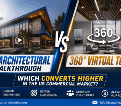 3D Architectural Walkthrough vs 360° Virtual Tour: Which Converts Higher in the US Commercial Market?
