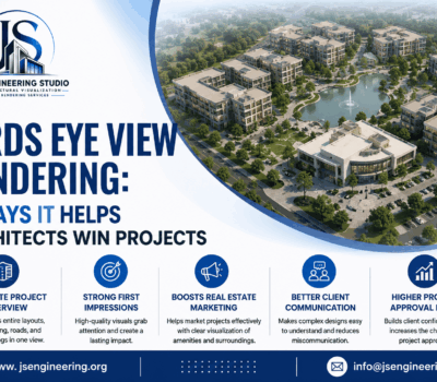 Birds Eye View Rendering: 5 Ways It Helps Architects Win Projects