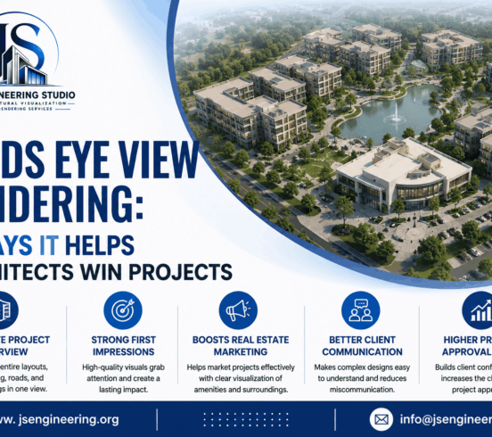 Photorealistic Birds Eye View Rendering by JS Engineering Studio