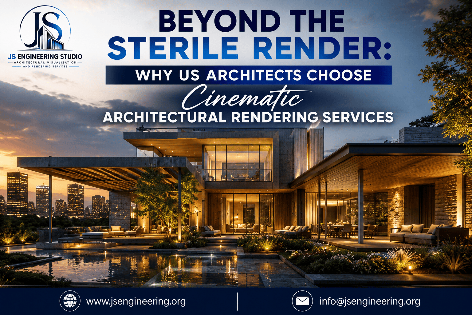 Cinematic Architectural Rendering for US Architects
