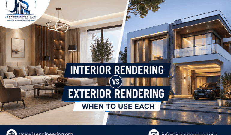 Interior Rendering Vs Exterior Rendering