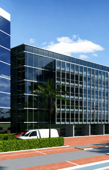 Modern Commercial Building Rendering Atlanta GA