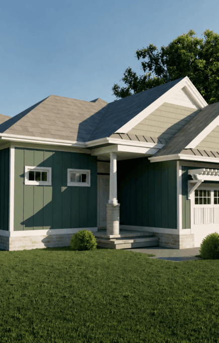 Modern Residential 3D Home Elevation Rendering | Charlotte, NC