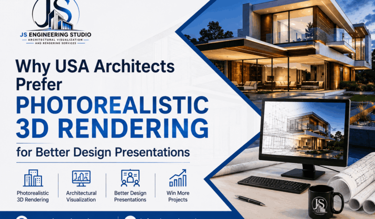 Why USA Architects Prefer Photorealistic 3D Rendering | JS Engineering Studio