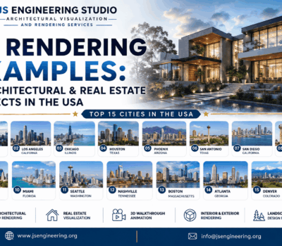 3D Rendering Examples: 15 Architectural & Real Estate Projects in the USA
