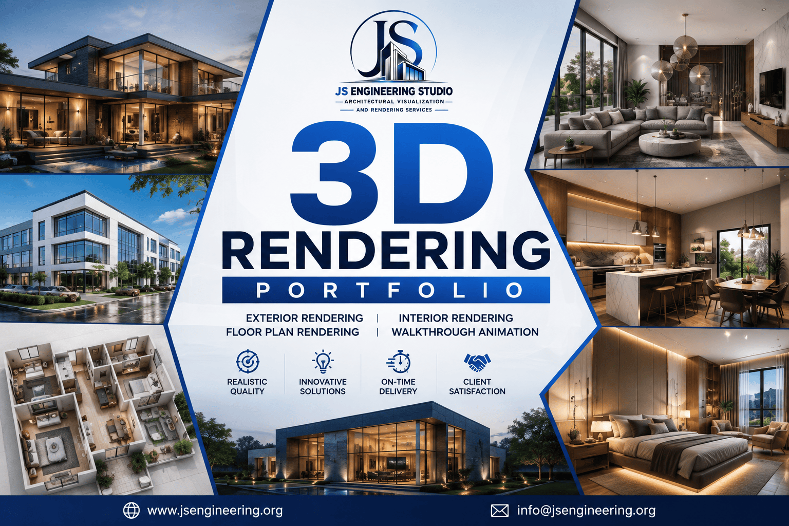 3D Rendering Portfolio - JS Engineering Studio