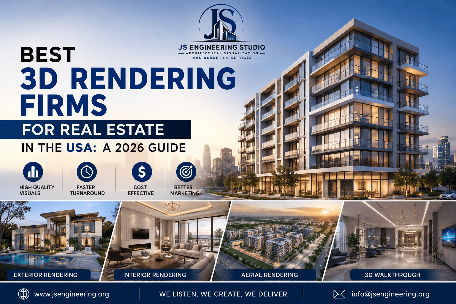 Best 3D Rendering Firms for Real Estate in the USA: A 2026 Guide