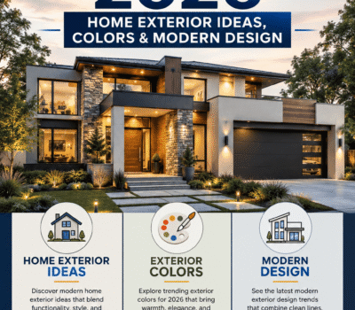 Exterior Design Trends 2026 : Colors, Materials & Modern Home Ideas
